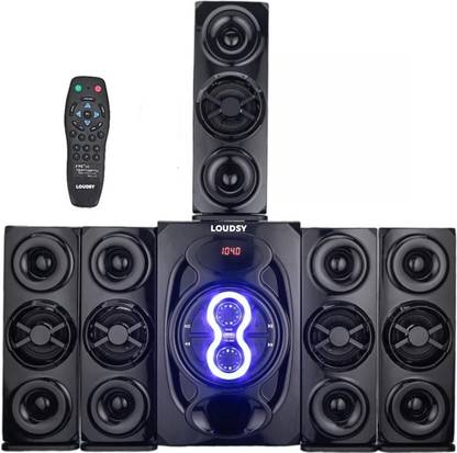 LOUDSY NEW powerful Bass Clear Dynamic Quality Sound Home Theater 6 inch woofer 100 W Bluetooth Home Audio Speaker