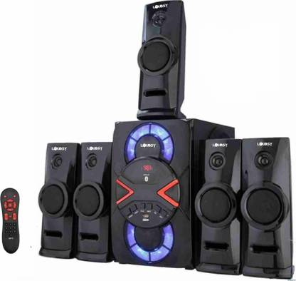 LOUDSY Home Theater 6 inch woofer Crystal clear Dynamic Quality sound powerful HD Bass 100 W Bluetooth Home Theatre