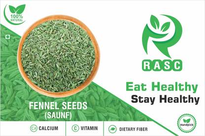RASC Fennel Seeds I Sauf I Saunf I Pack of 100g