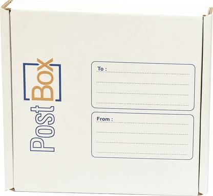LET'S PAC PostOBox Mini Compact boxes for Packaging, Shipping, Gifting|100% Recyclable Storage Box