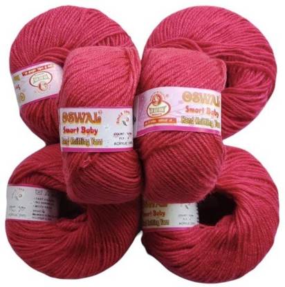 JEFFY Oswal Smart Baby Soft 100% Acrylic Wool (6 PC) Shade no- 30