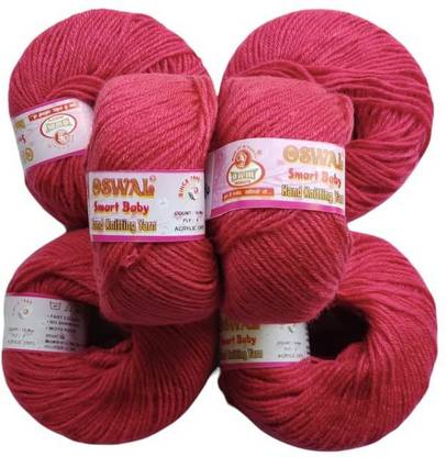 JEFFY Oswal Smart Baby Soft 100% Acrylic Wool (10 PC) Shade no- 30