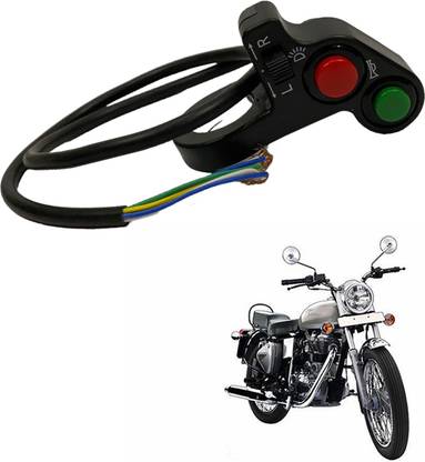 Dhe Best Bike Switch Fog Light/Headlight Handlebar for Royal Enfield Electra Handle Bar Grip For Royal Enfield Electra