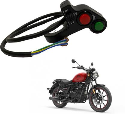 Dhe Best Bike Switch Fog Light/Headlight Handlebar for For Royal Enfield Meteor 350 Handle Bar Grip For Royal Enfield Meteor 350