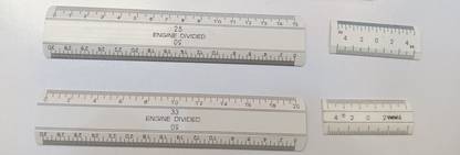 UEI ARTNO 0140 PATWARI SCALES COMBO Manual Blueprint Measuring Tool