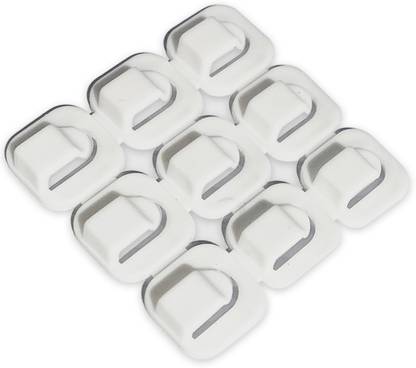 Gizga Essentials Cable Organizer Clips Holder, Strong Self Adhesive Wire Management Clamps Cable Protector