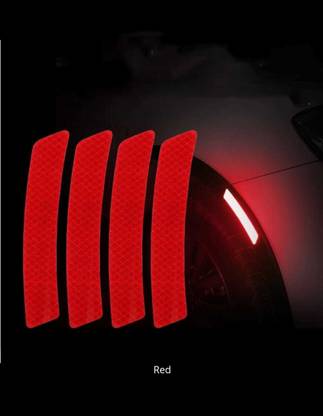 HindK Store REFLECTIVE STICKERS FOR CAR AND BIKE Car Window Louver