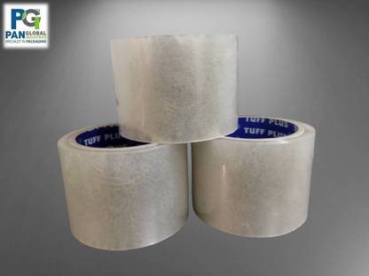 Pan Global Transparent Packing Cello Tape ( Pack of 6 ) (Manual)