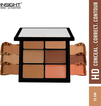 Insight HD Conceal, Correct & Contour Palette For Perfect Make Up (Medium Skin) Concealer
