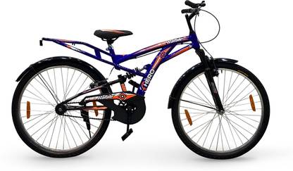 HERO RAFALE Dual Suspension 26'T Inch IBC Bicycle, FREE Bell & Lock | Age - 13+ Years 26 T (inch) Road Cycle