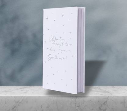 PaperQuirks Sparkle On- Bullet/ Dotted Journal Diary Regular Journal Ruled 192 Pages