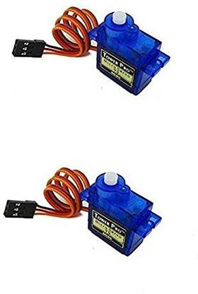 AVS COMPONENTS SG90 Servo Motor Tower Pro Driver for RC Robotics Project -2 Pcs Electronic Components Electronic Hobby Kit