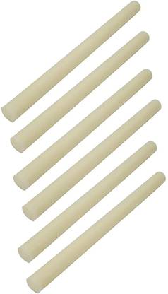 INVENTO 6pcs Plastic Nylon Rod Smooth 6mm Outer Diameter 250mmLong Engineering Round Bar Automotive Electronic Hobby Kit