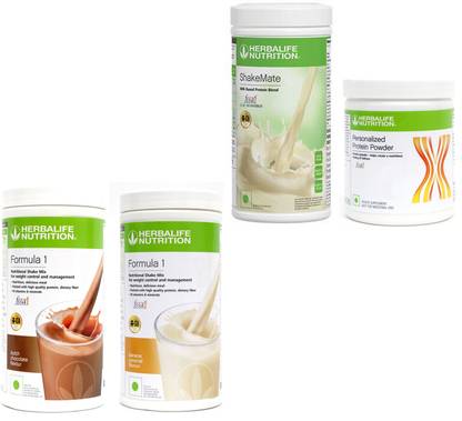 Herbalife Nutrition FORMULA 1 SHAKE CHOCOLATE+ BANANA 2 PCS PROTIEN 200 G SHAKEMATE VANILLA FLAVOR Nutrition Drink