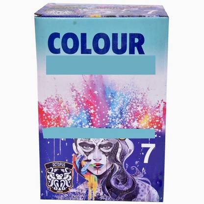 Treatick COLOUR SHOOTER 7 SHOT Holi Color Powder Pack of 1