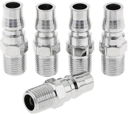 HOSEMART PM20 Pack of 5 Quick Release Coupling Hose Connector Coupler Compressor 1/4 Inch Hose Connector