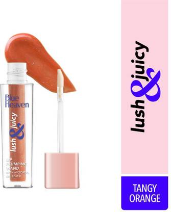 BLUE HEAVEN Lush & Juicy, Lip Wand Gloss, Tangy Orange, 4.5ml