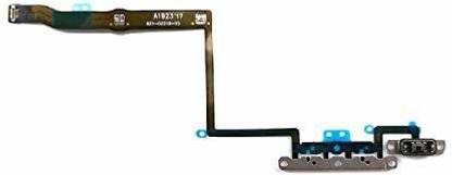 Shinzo Power Switch On-Off Volume Button Flex Cable With Metal Bracket Compatible for Apple iPhone 11 Pro -(Black) 5.8" Volume Button Flex Cable