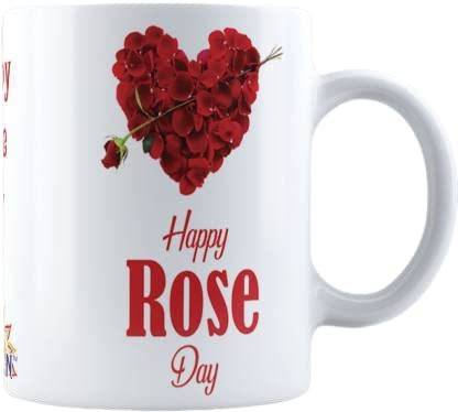 SNV Valentine Gift for Wife Happy Rose Day , Boyfriend Love Gift, Valentine Gif-8549 Ceramic Coffee Mug