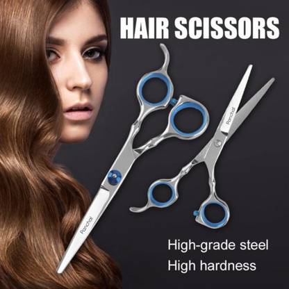 Panchal Stainless Steel TAIWAN PRO Hair Cutting Scissor For Men, Women, Kids, Salon (2) Scissors