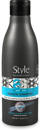 Style Aromatherapy Professional Keratin Shampoo SLS/SLES Free, Salt Free, Sulphate Free, Paraben Free After Straightening & Smoothening