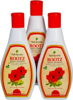 RAJAH AYURVEDA Rootz herbal Shampoo (Pack of 3)