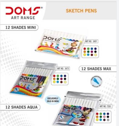 DOMS ART.NO. 3473 SOFT Nib Sketch Pen