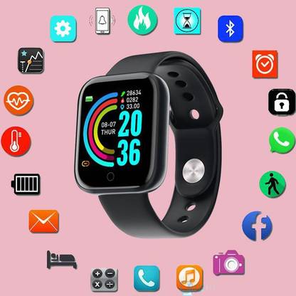 Ykarn Trades Best buy latest Y68 smart watch Bluetooth intelligence with touchscreen display Smartwatch