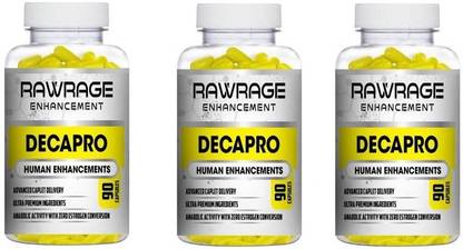 Rawrage DECAPRO Ultimate Size Gain Formula l Helps Gain Mass