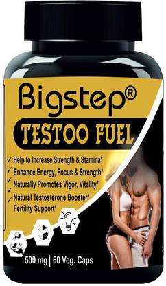 Bigsetp Natural Testoo Fuel Booster Increase Strength, Stamina Booster for Men Capsules