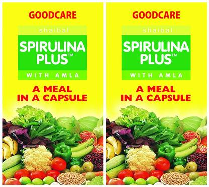 GOODCARE Spirulina Plus 60 Caps (Pack of 2)