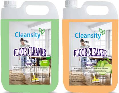Cleansity 5L Each |Floor Cleaner|Shiny Floor|No Rinsing|Long Lasting Fragrance GreenApple * SweetCitrus