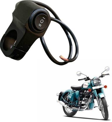 Dhe Best Bike Fog Lamp/Head Handlebar Mount Switch for Handle Bar Grip For Royal Enfield 500