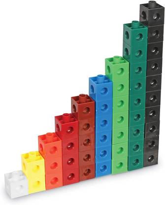 FOROLY Interlocking Counting Cubes | Linking Cubes | Snap Cubes Set of 100