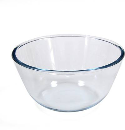 PUREFIT Glass Mixing Bowl Borosilicate Glass Round Multipurpose Mixing Bowl 500 ML Microwave Safe