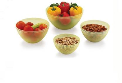 Top Trick Plastic Dessert Bowl 4 PS /Unbreakable Multi Purpose Mixing Bowl (Microwave Safe )