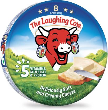 The Laughing Cow Plain Processed cheese Round