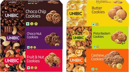 UNIBIC Display Cookies Pack, Assorted Biscuit