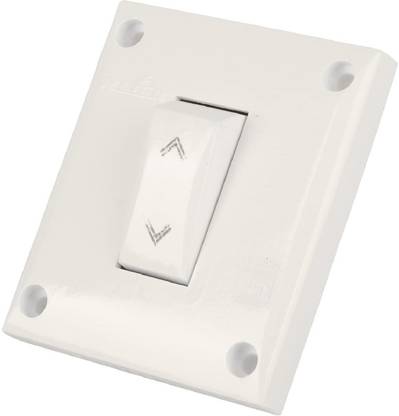 KLICK Two Way Switch, Polycarbonate Switches for Domestic and Commercial Use 16 A Two Way Electrical Switch