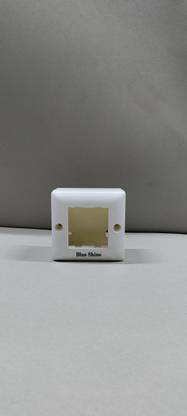 Blue Shine 2 MODULAR SURFACE GANG BOX WITH BASE Wall Plate