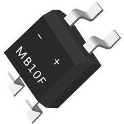 ALFALITE BRIDGE DIODE RECTIFIER MB10F (SMD) 10 pcs Electronic Components Electronic Hobby Kit
