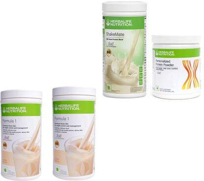Herbalife Nutrition FORMULA 1 SHAKE VANILLA+ VANILLA 2 PCS PROTIEN 200 G SHAKEMATE VANILLA FLAVOR Nutrition Drink