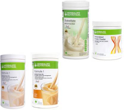 Herbalife Nutrition FORMULA 1 SHAKE VANILLA+ ORANGE 2 PCS PROTIEN 200 G SHAKEMATE VANILLA FLAVOR Nutrition Drink
