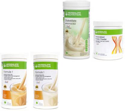 Herbalife Nutrition FORMULA 1 SHAKE ORANGE + BANANA 2 PCS PROTIEN 200 G SHAKEMATE VANILLA FLAVOR Nutrition Drink
