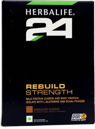 HERBALIFE H24 Rebuild Strength Casein Protein-Chocolate Flavor Post Workout (10 sachets) Sports Drink