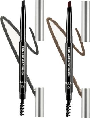 MARS 2 in 1 Micro Precision Very Smooth Eye Brow Pencil With Brush 8 g