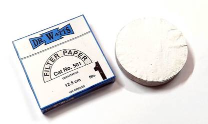 ERHIndia (Pack of 100 Circles) Laboratory Size 12.5 cm Filter Paper Filter Paper