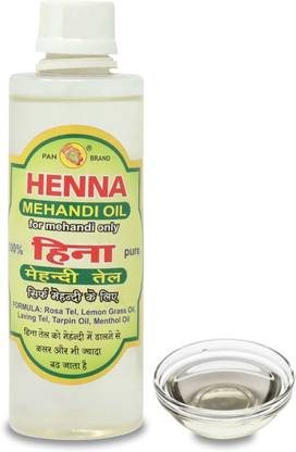 अफ्रिन मेहंदी कोन बनाने के लिए हिना मेहंदी, हीना का तेल - 200 ml