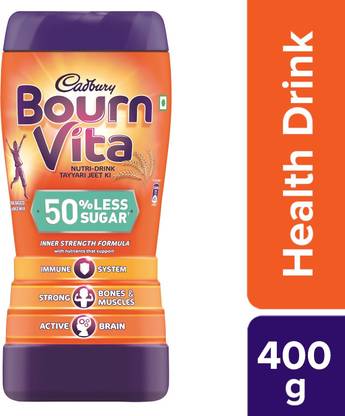 Cadbury Bournvita Chocolate Drink - 50% Less Sugar