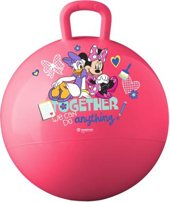Synlark Inflatable Hopper Ball for Kids ( Hip-Pity Hop Ball, Hopping Ball, Bouncy Ball with Handles, Sit & Bounce, Kangaroo Bouncer, Jumping Ball (Color May Vary)